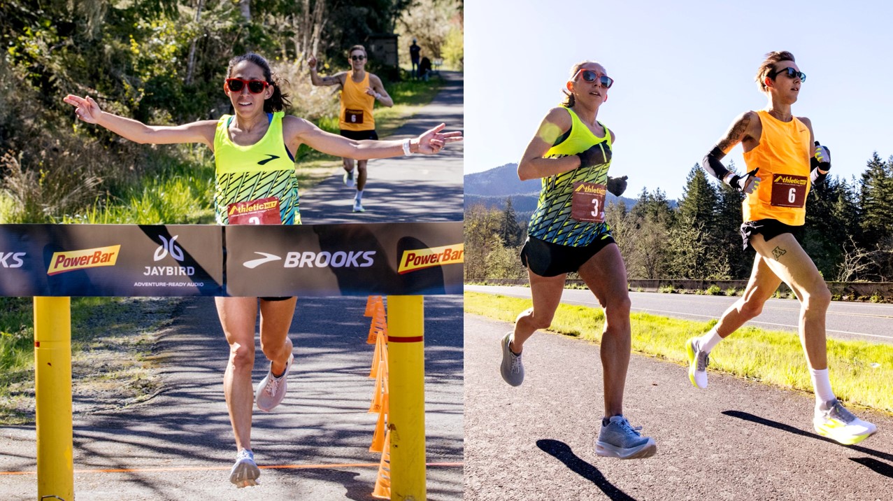 BROOKS 首席跑步導師 Des Linden，2021年穿著 HYPERION ELITE 3 刷新女子 50K世界紀錄。